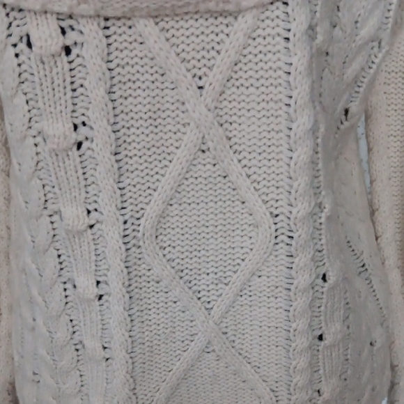 Mystree Cream Cowl Neck Sweater - Picture 3 of 7